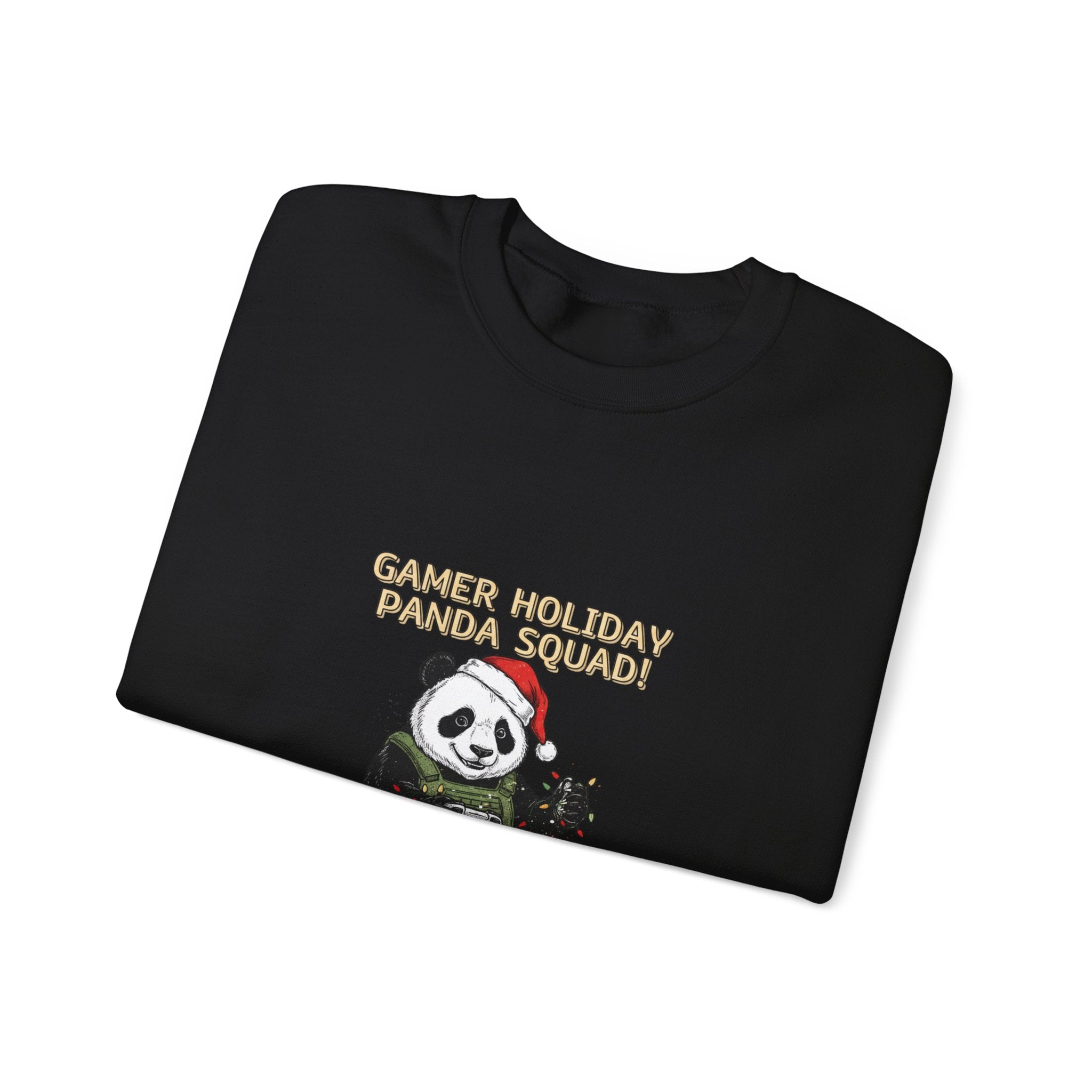 Gamer Holiday Panda Squad Sweatshirt | PC Gamer, Pixel Monospace Tech Tee