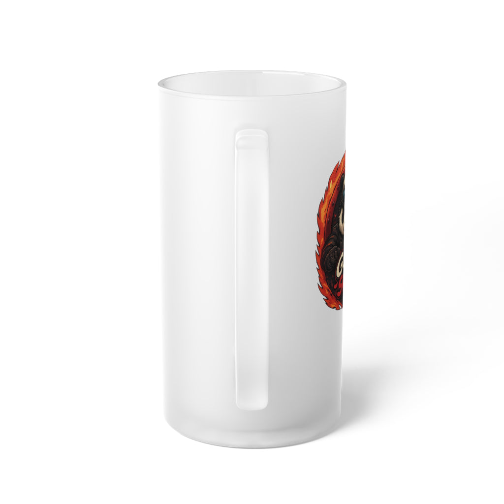 Frosted Glass Beer Mug