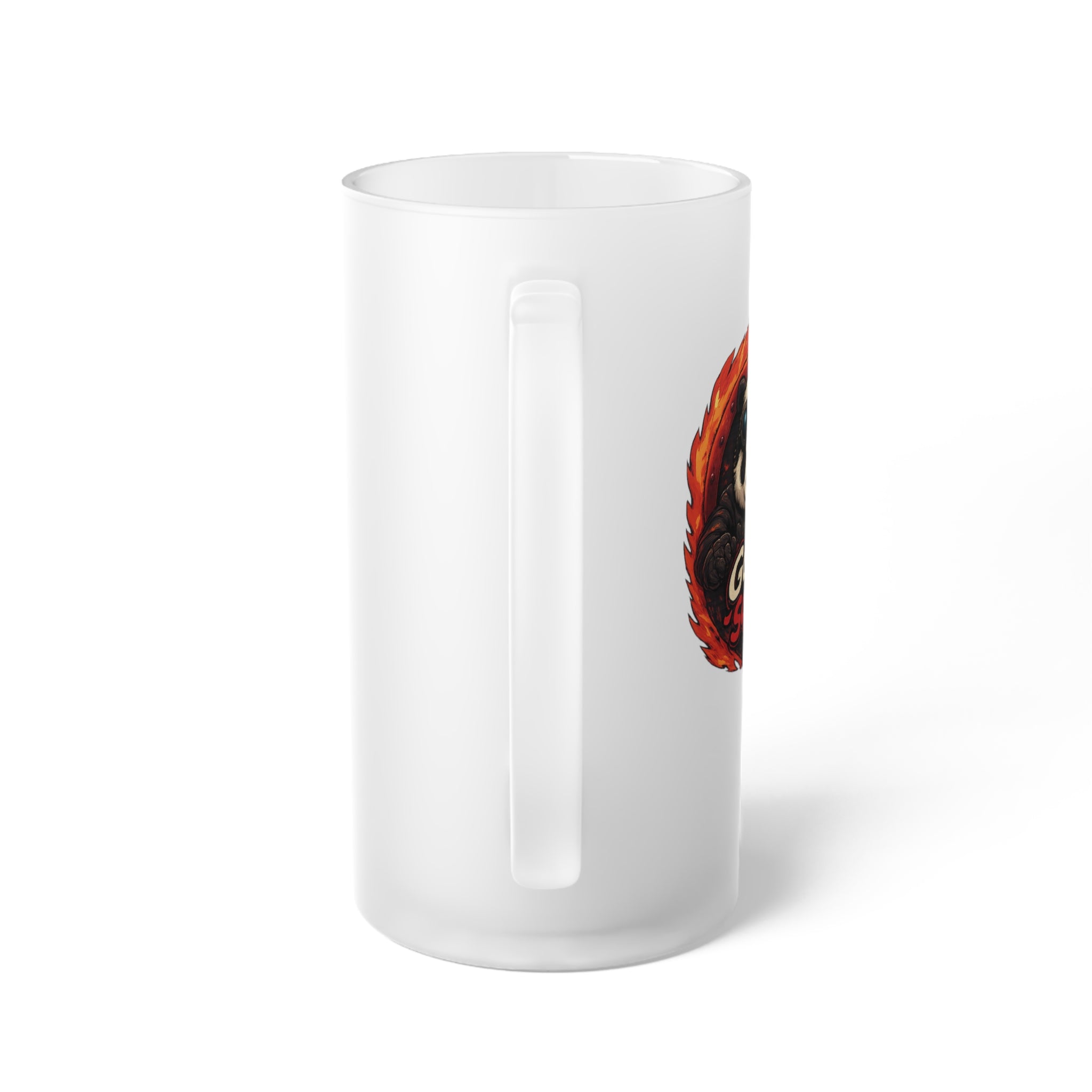 Frosted Glass Beer Mug