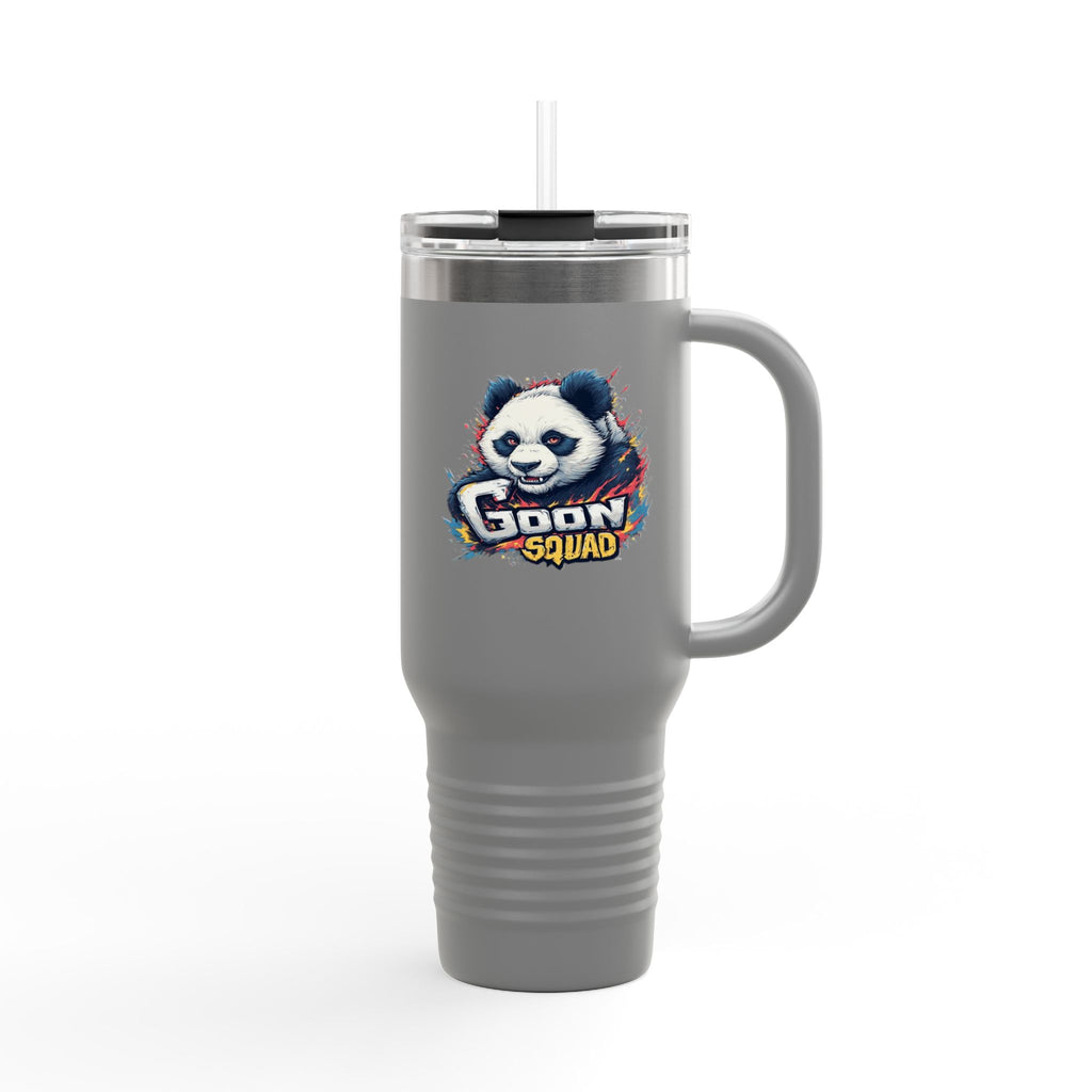 40oz Insulated Travel Mug — Adventurer Bear Design