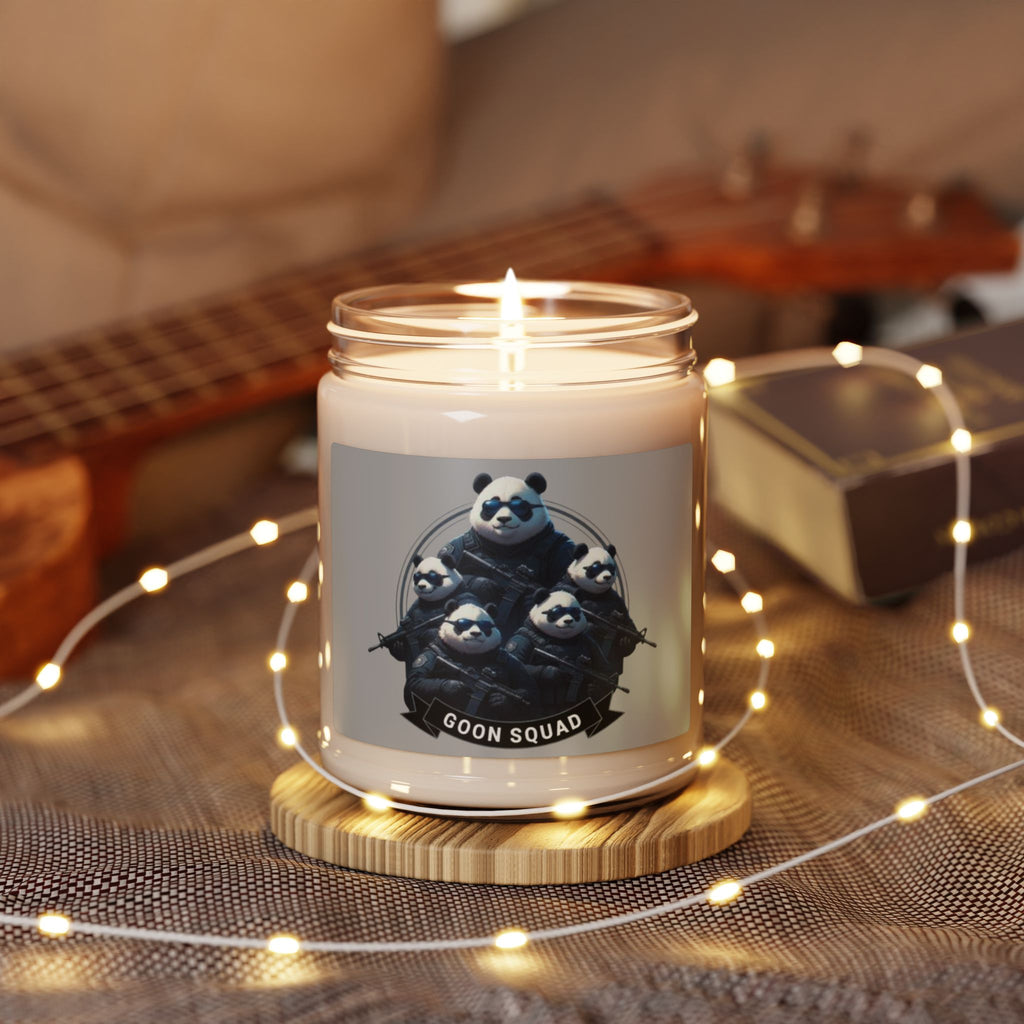 Panda Cowboy Scented Soy Candle — 9oz Rustic Western Home Fragrance