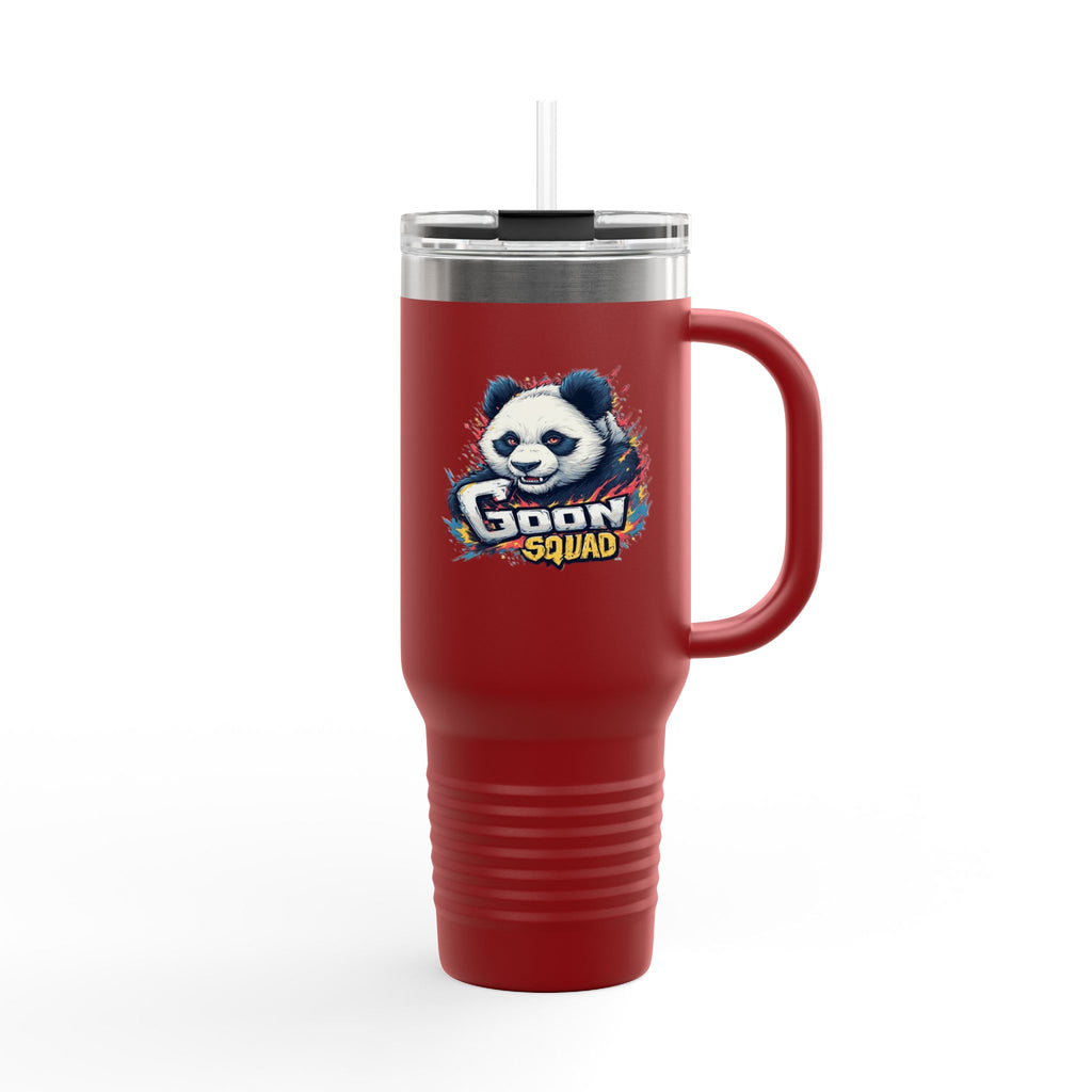 40oz Insulated Travel Mug — Adventurer Bear Design