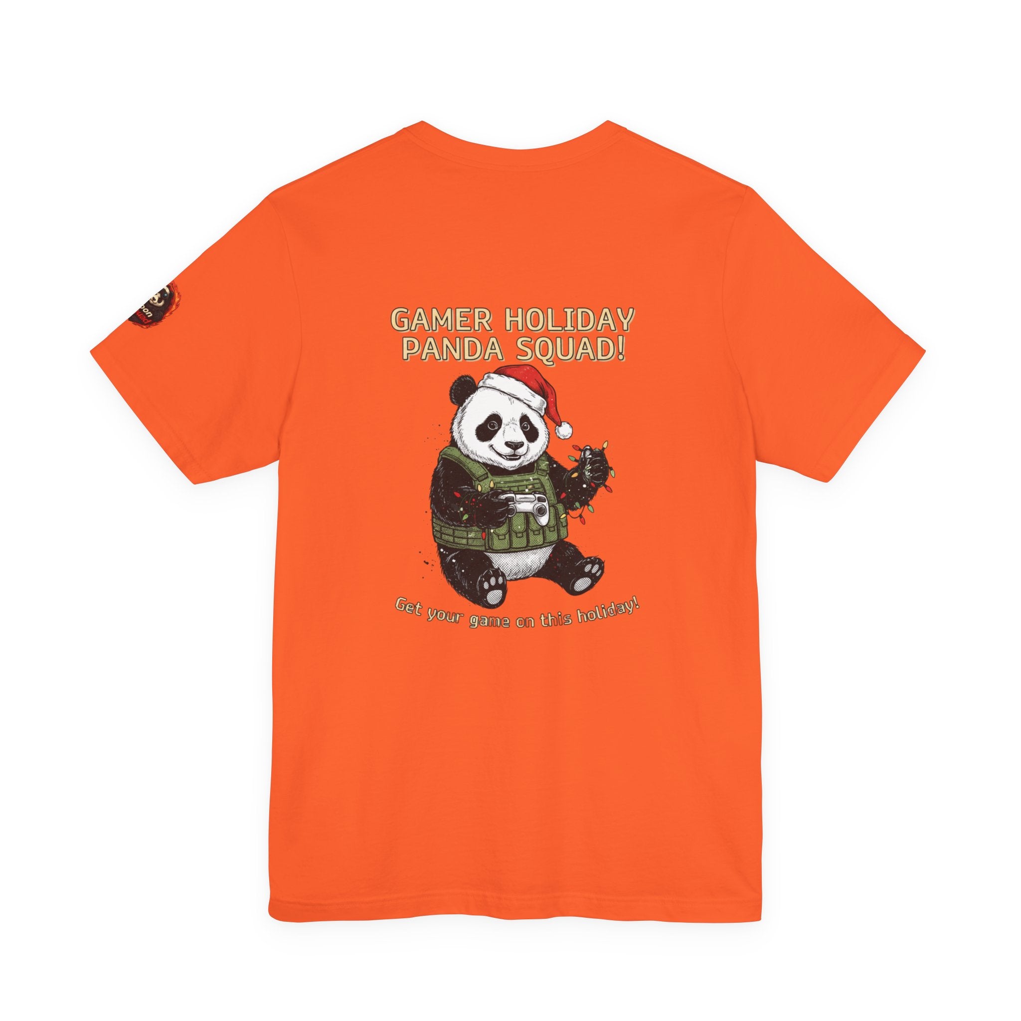 Gamer Holiday Panda Tee | gamer shirt, LAN party merch