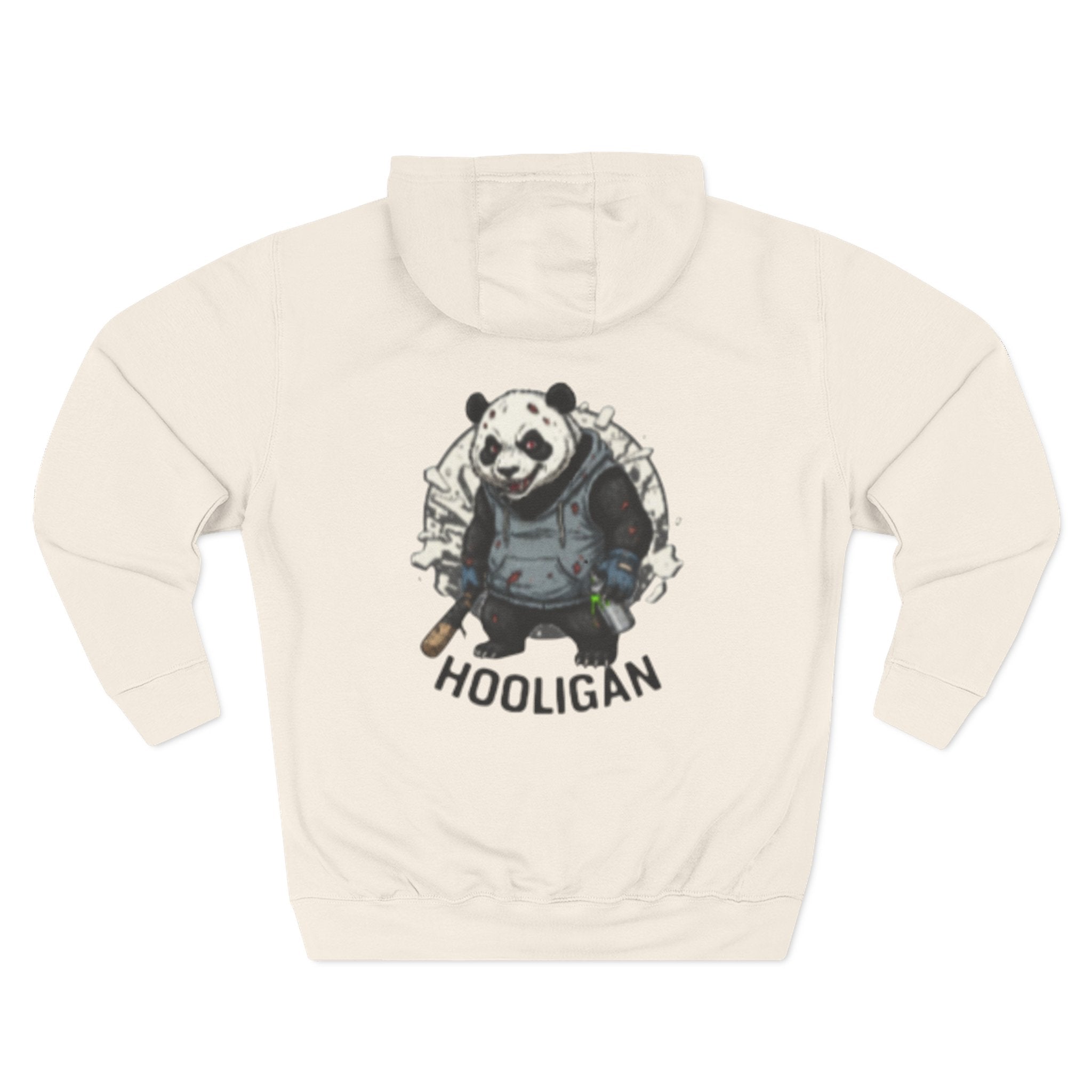 Hooligan Panda Hoodie — Cute Rebel Graphic Pullover