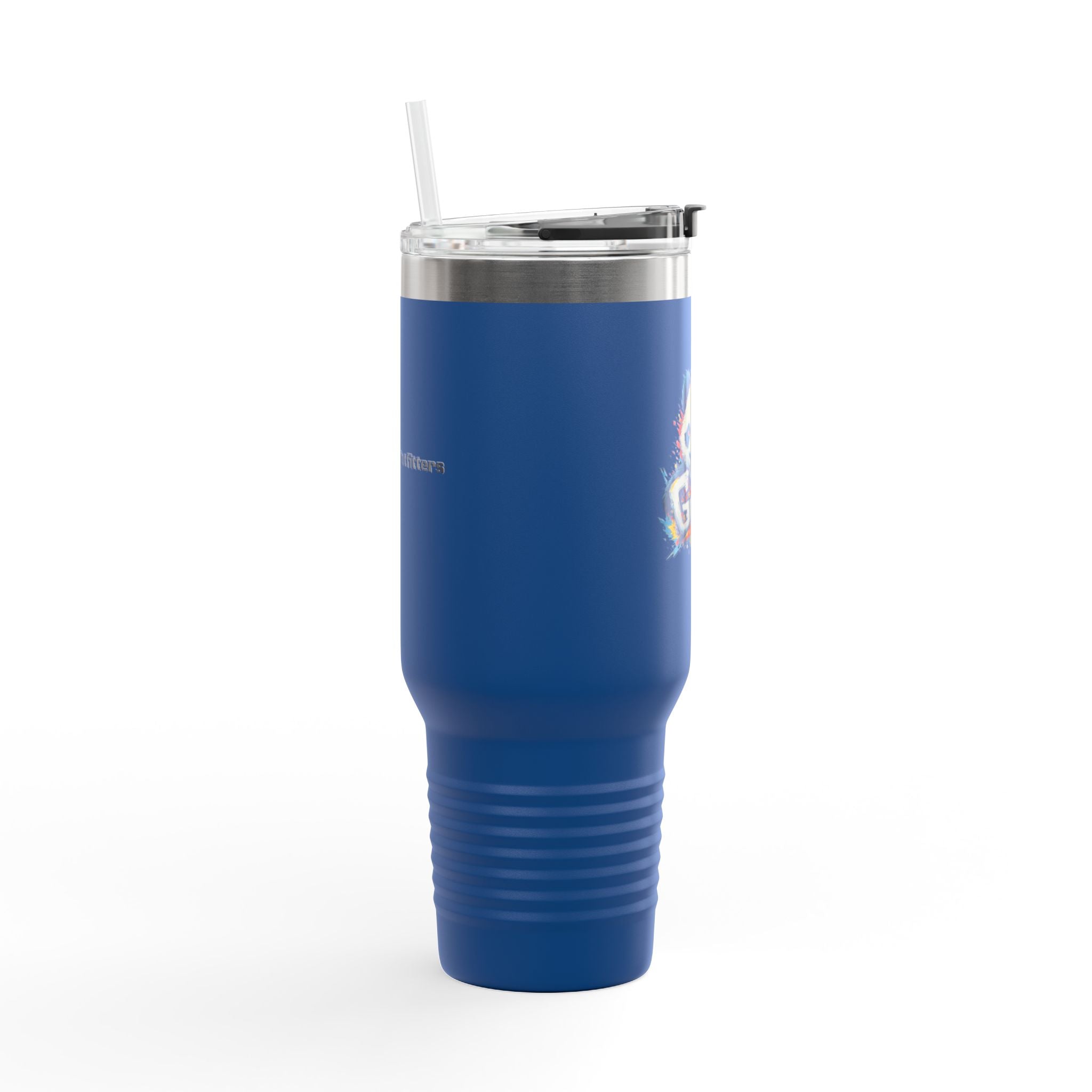 40oz Insulated Travel Mug — Adventurer Bear Design