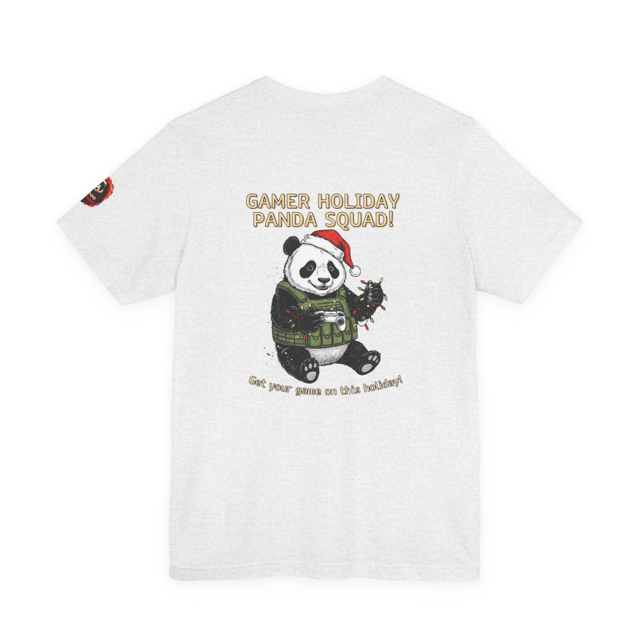 Gamer Holiday Panda Tee | gamer shirt, LAN party merch