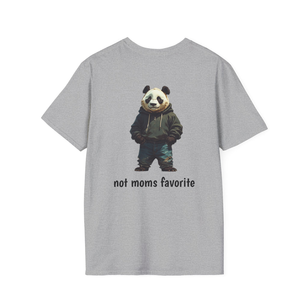 Panda Graphic T-Shirt — 'not moms favorite' Streetwear Tee