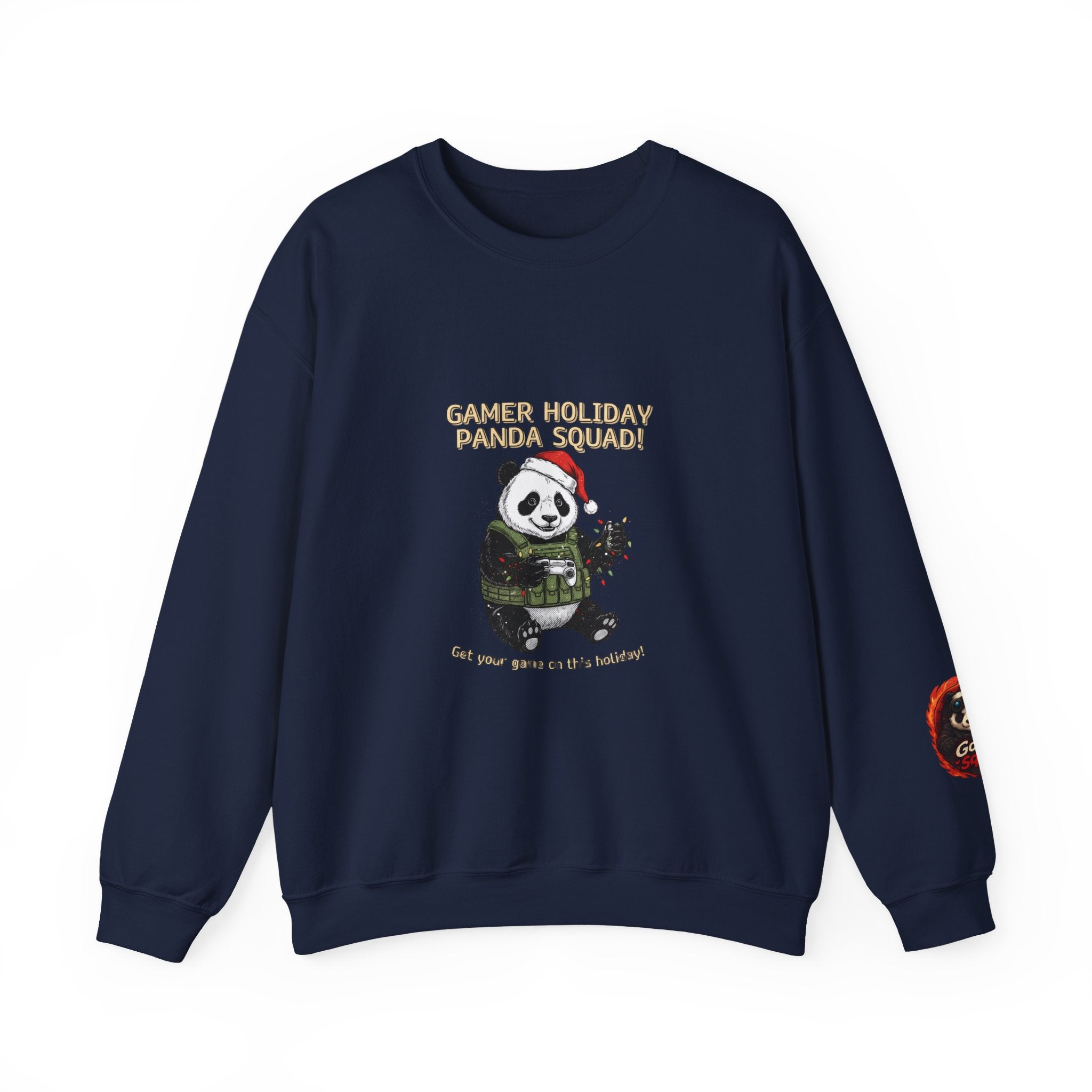 Gamer Holiday Panda Squad Sweatshirt | PC Gamer, Pixel Monospace Tech Tee