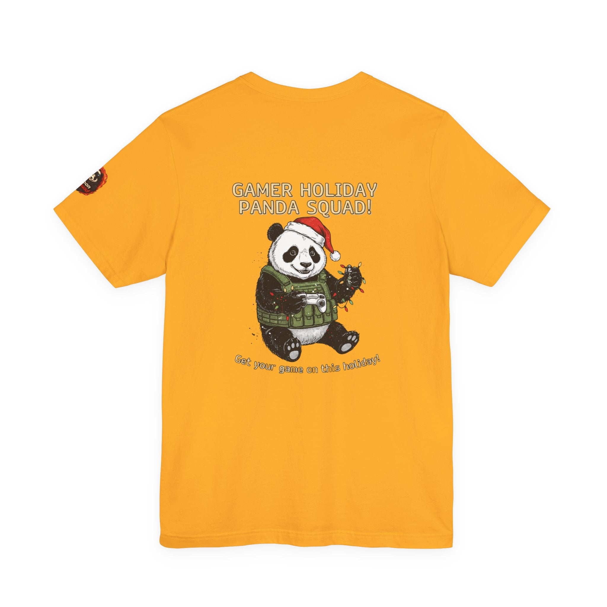Gamer Holiday Panda Tee | gamer shirt, LAN party merch