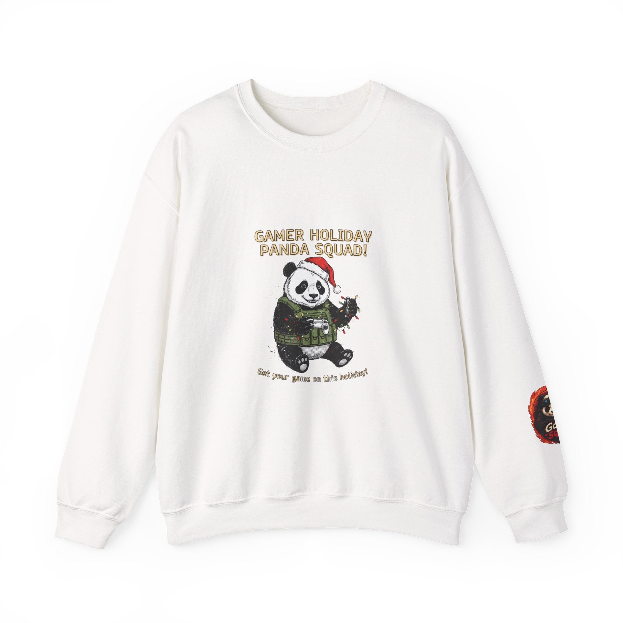 Gamer Holiday Panda Squad Sweatshirt | PC Gamer, Pixel Monospace Tech Tee