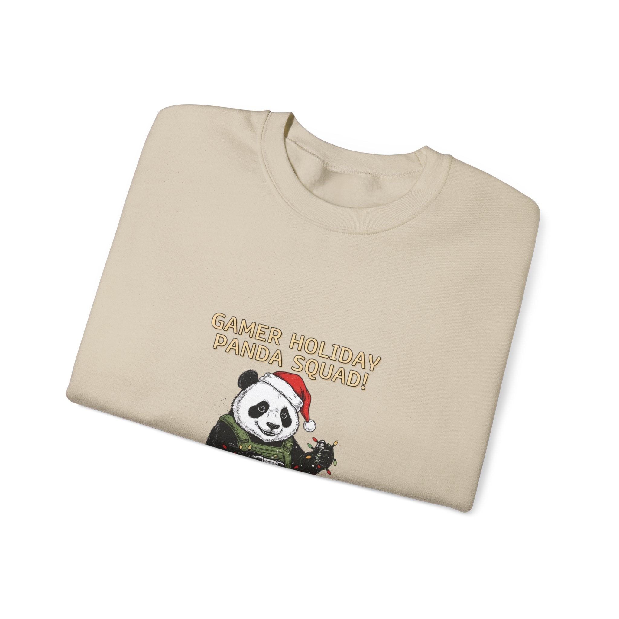 Gamer Holiday Panda Squad Sweatshirt | PC Gamer, Pixel Monospace Tech Tee