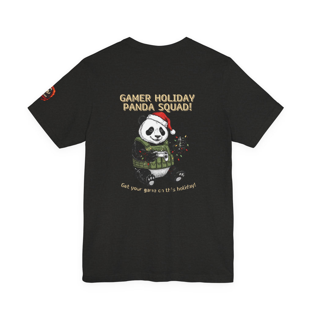 Gamer Holiday Panda Tee | gamer shirt, LAN party merch