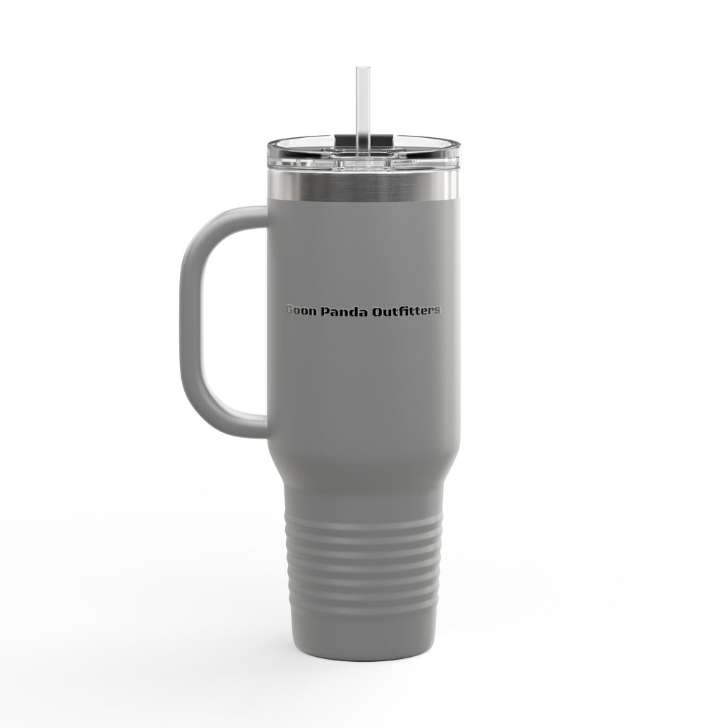 40oz Insulated Travel Mug — Adventurer Bear Design