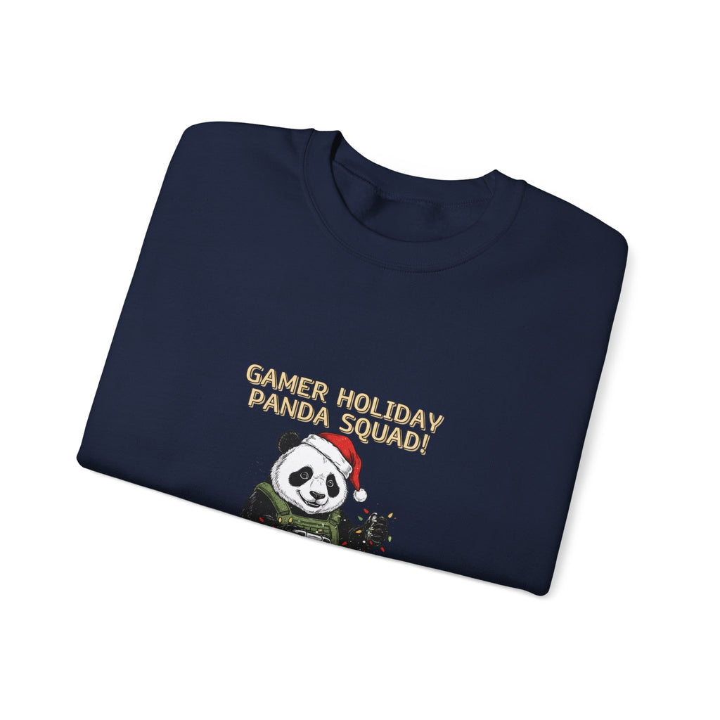 Gamer Holiday Panda Squad Sweatshirt | PC Gamer, Pixel Monospace Tech Tee