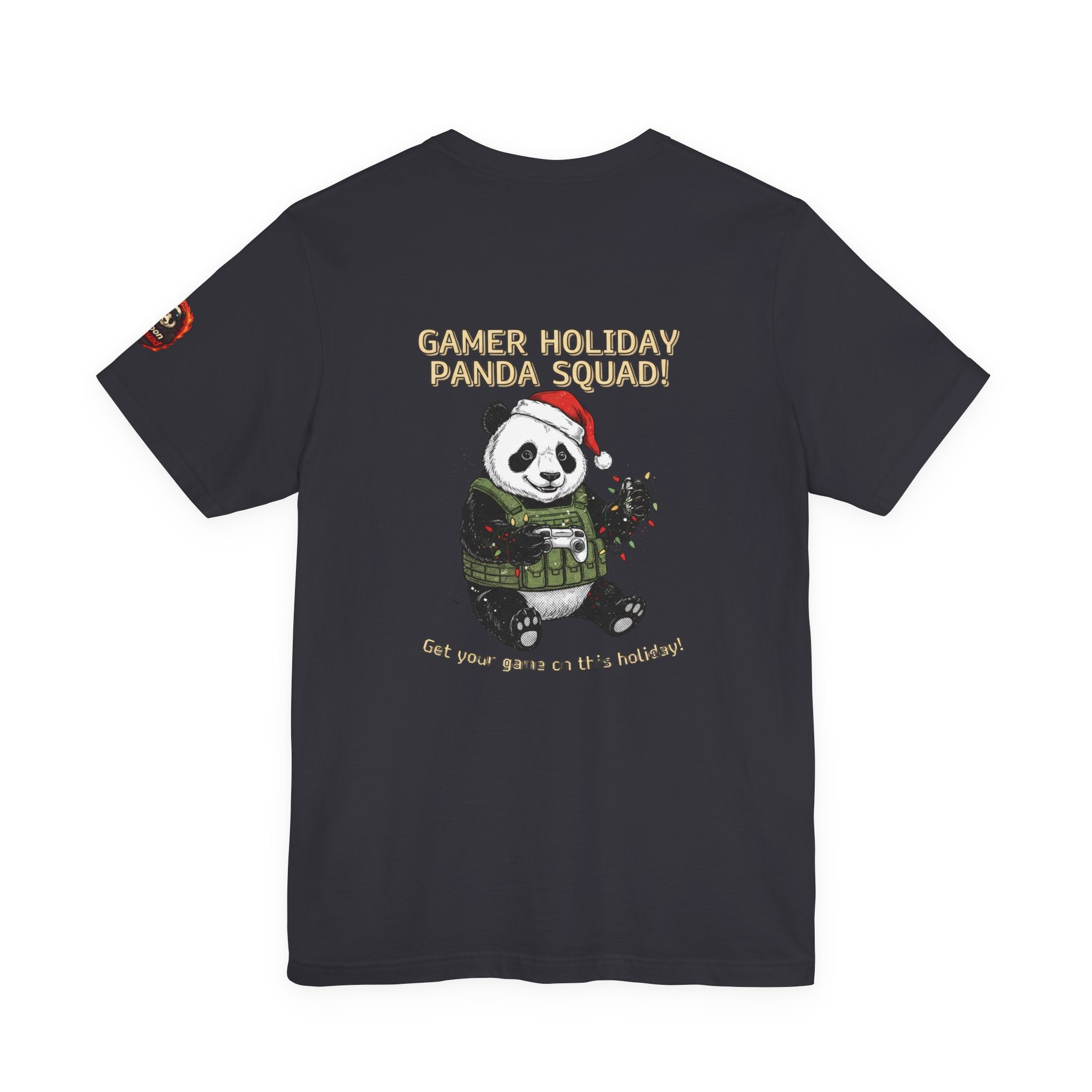 Gamer Holiday Panda Tee | gamer shirt, LAN party merch