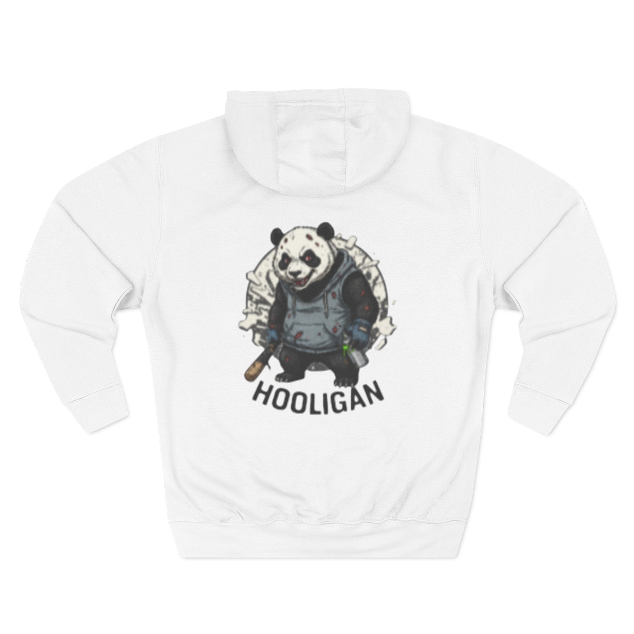 Hooligan Panda Hoodie — Cute Rebel Graphic Pullover