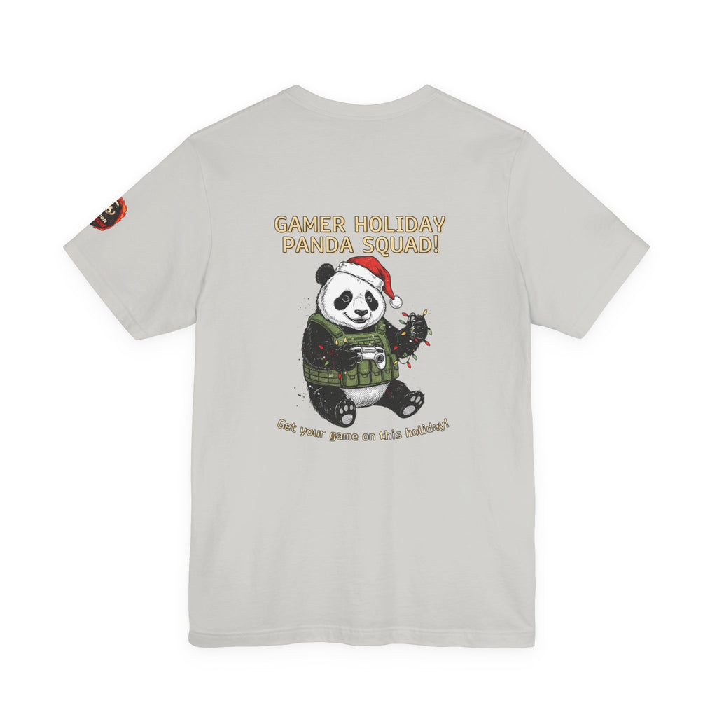 Gamer Holiday Panda Tee | gamer shirt, LAN party merch