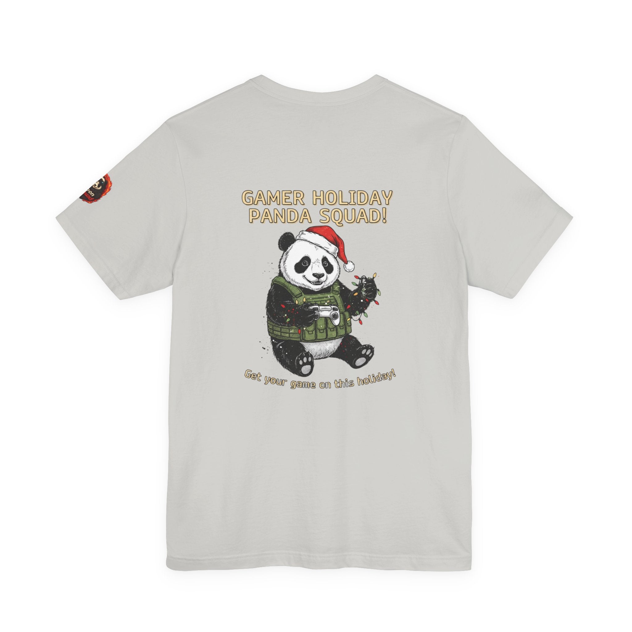 Gamer Holiday Panda Tee | gamer shirt, LAN party merch