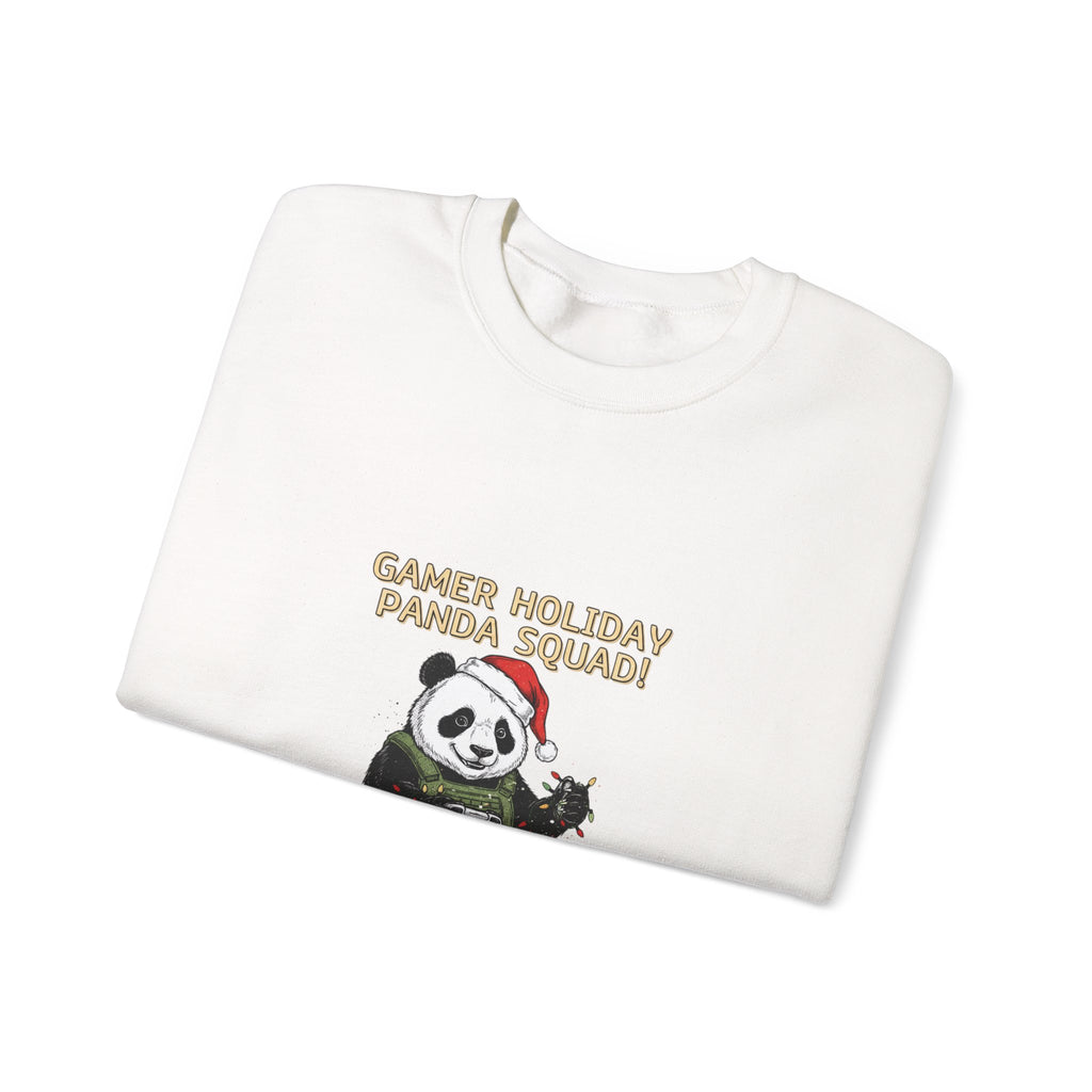 Gamer Holiday Panda Squad Sweatshirt | PC Gamer, Pixel Monospace Tech Tee