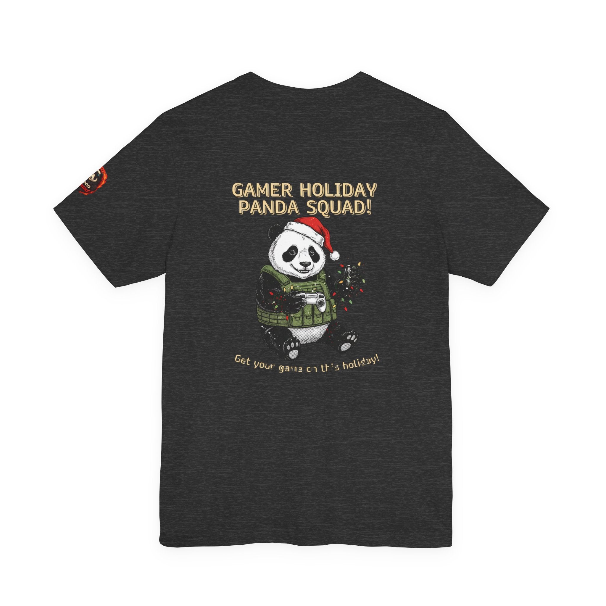 Gamer Holiday Panda Tee | gamer shirt, LAN party merch