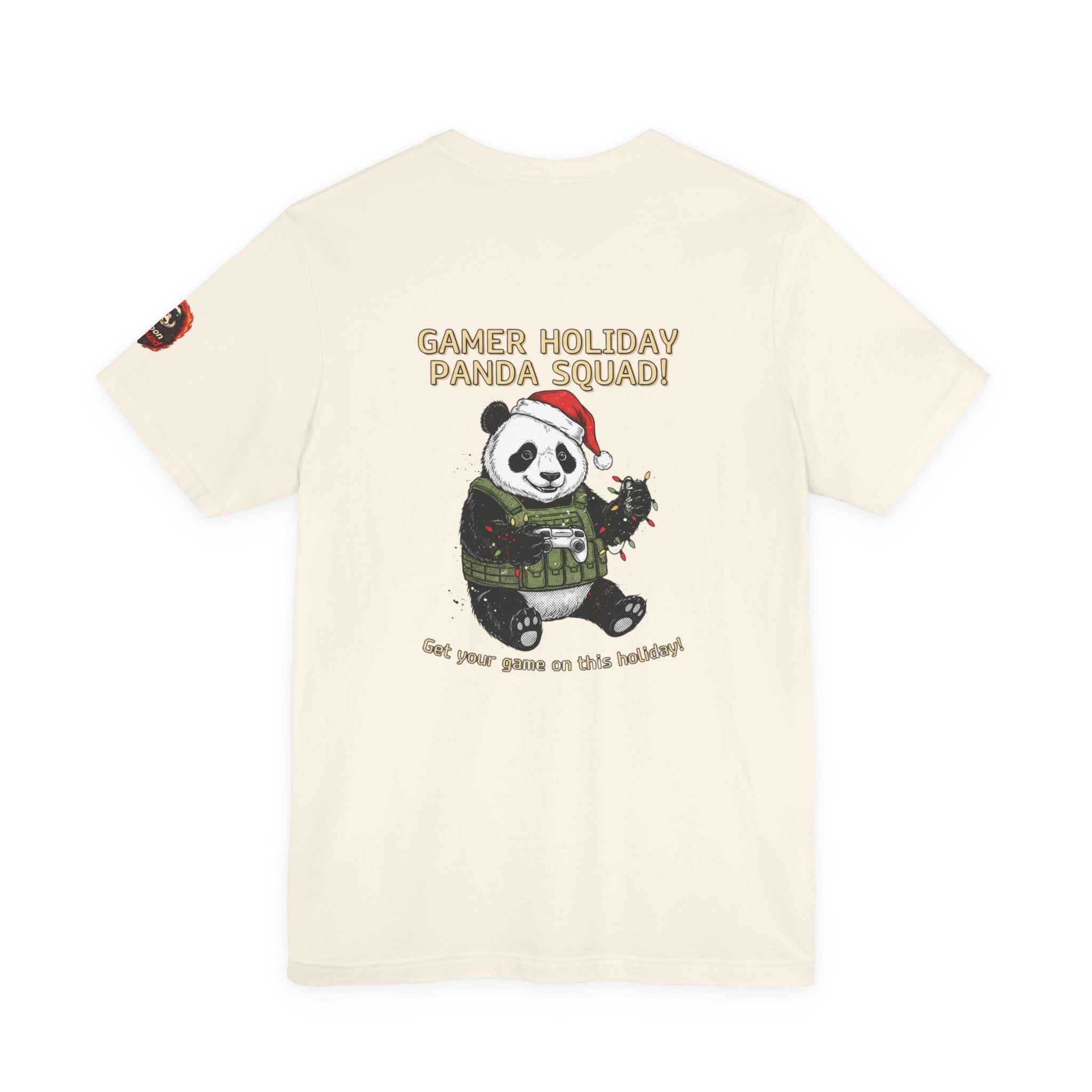 Gamer Holiday Panda Tee | gamer shirt, LAN party merch