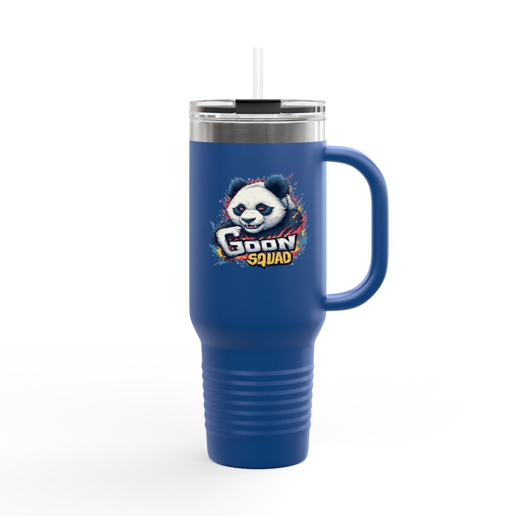 40oz Insulated Travel Mug — Adventurer Bear Design
