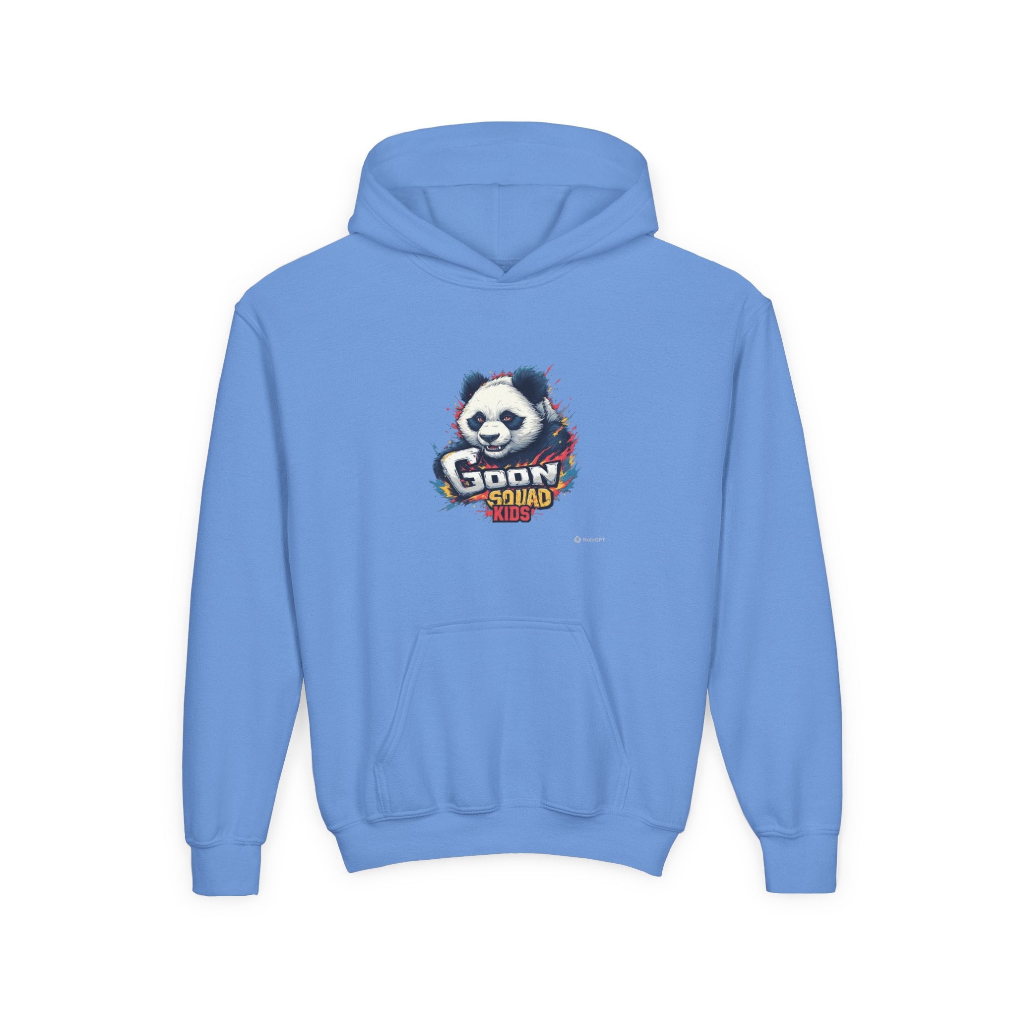 Youth Panda Hoodie - "Goon Squad" Cute Panda Graphic Kids Sweatshirt