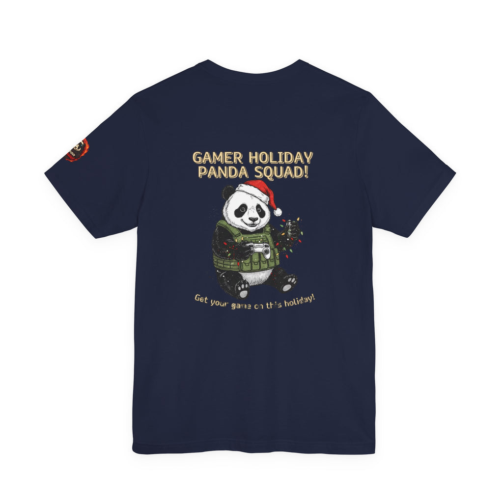 Gamer Holiday Panda Tee | gamer shirt, LAN party merch