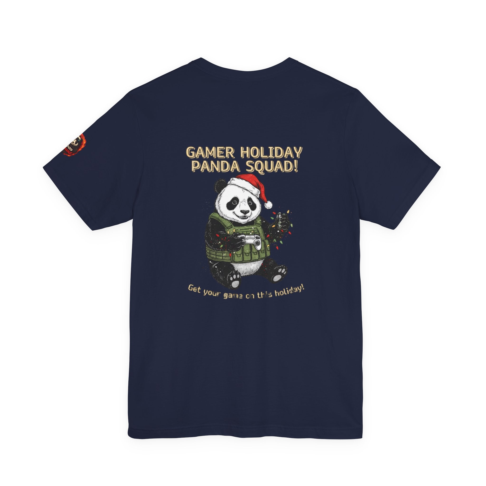 Gamer Holiday Panda Tee | gamer shirt, LAN party merch