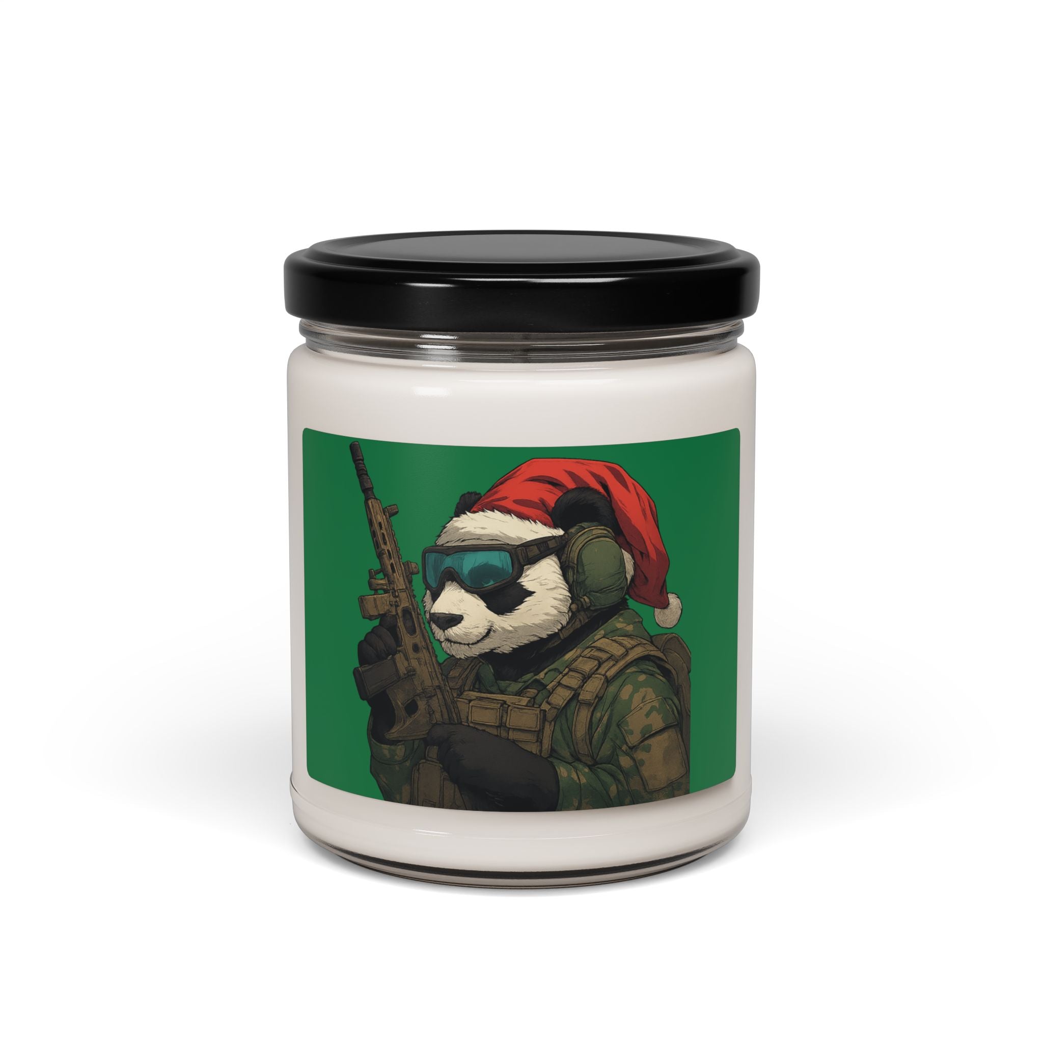 Panda Cowboy Scented Soy Candle — 9oz Rustic Western Home Fragrance