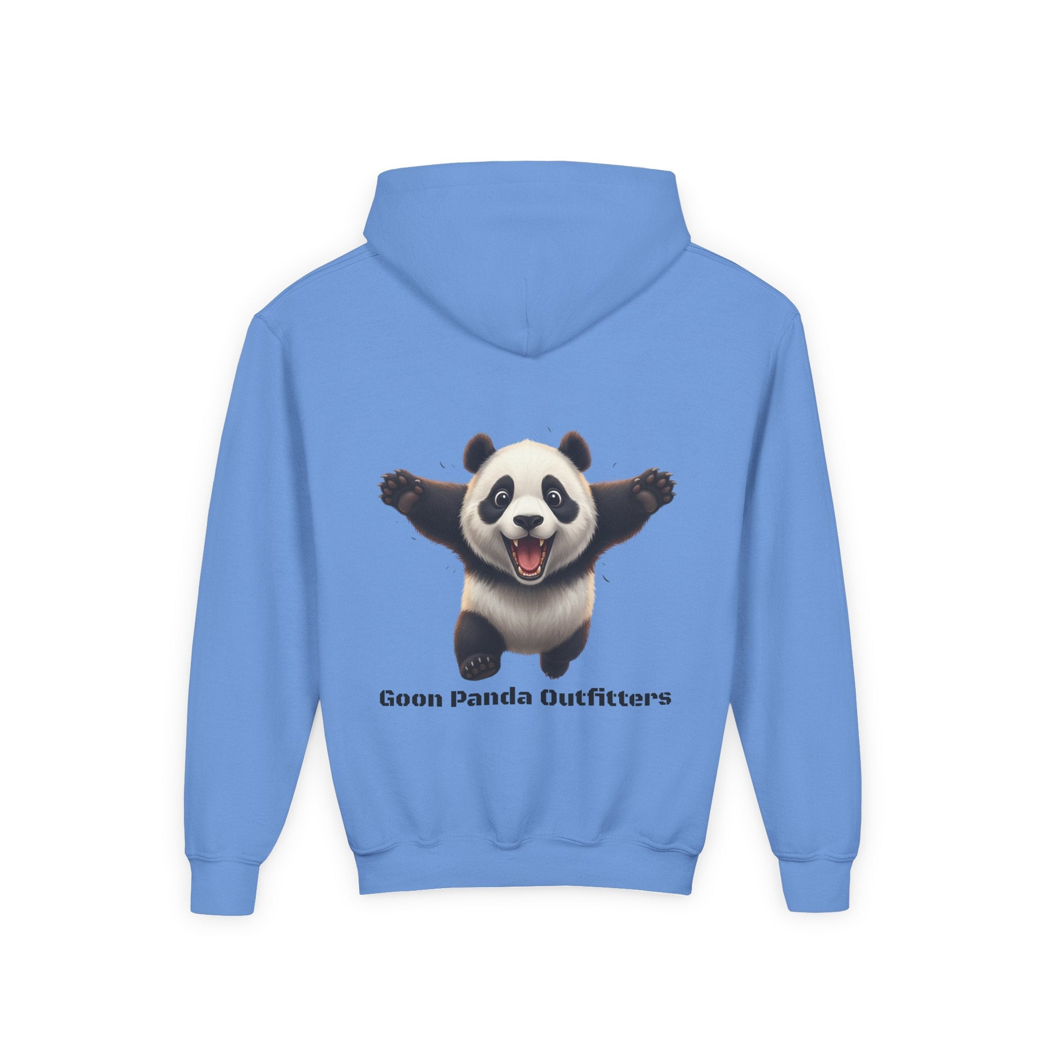 Youth Panda Hoodie - "Goon Squad" Cute Panda Graphic Kids Sweatshirt