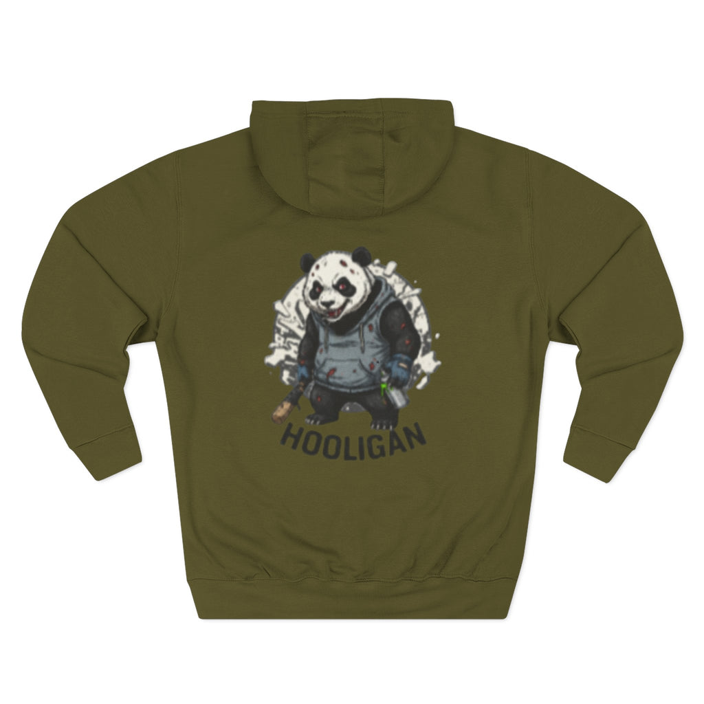 Hooligan Panda Hoodie — Cute Rebel Graphic Pullover