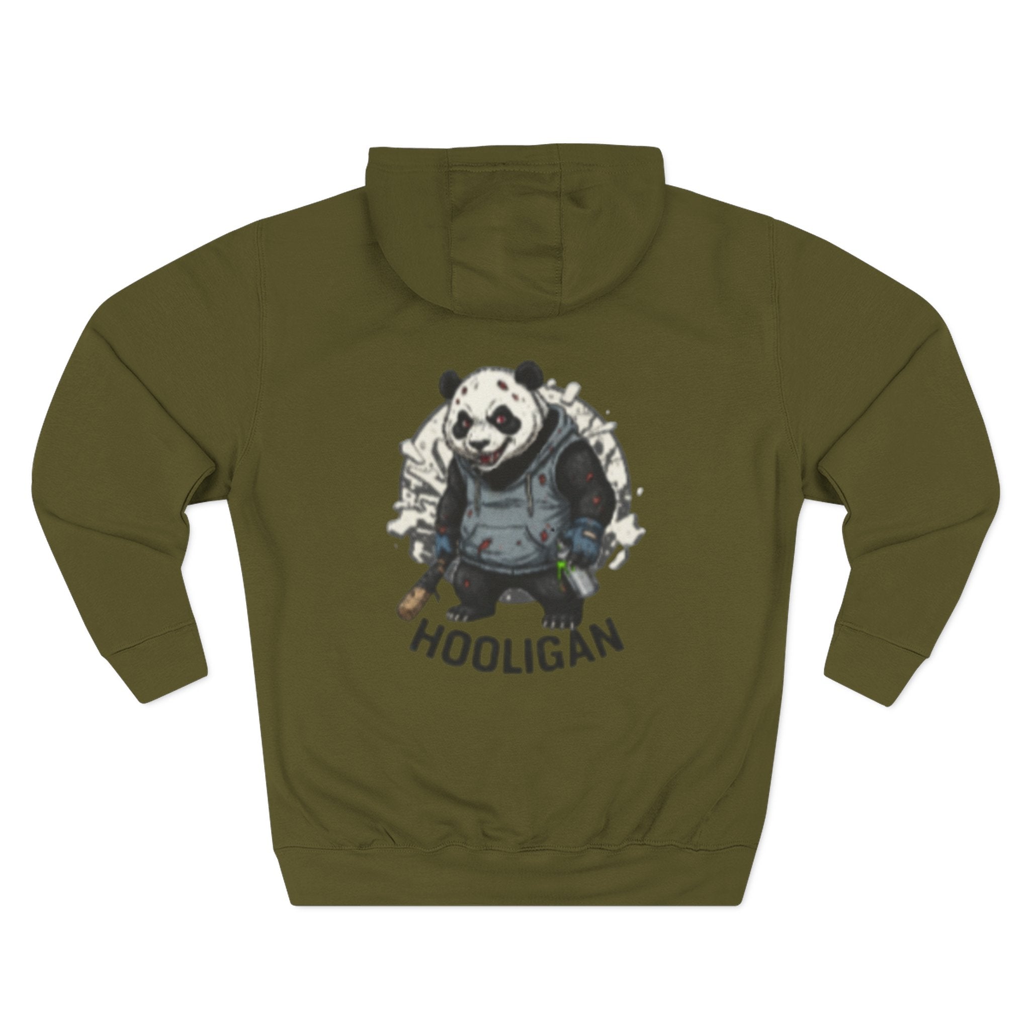 Hooligan Panda Hoodie — Cute Rebel Graphic Pullover