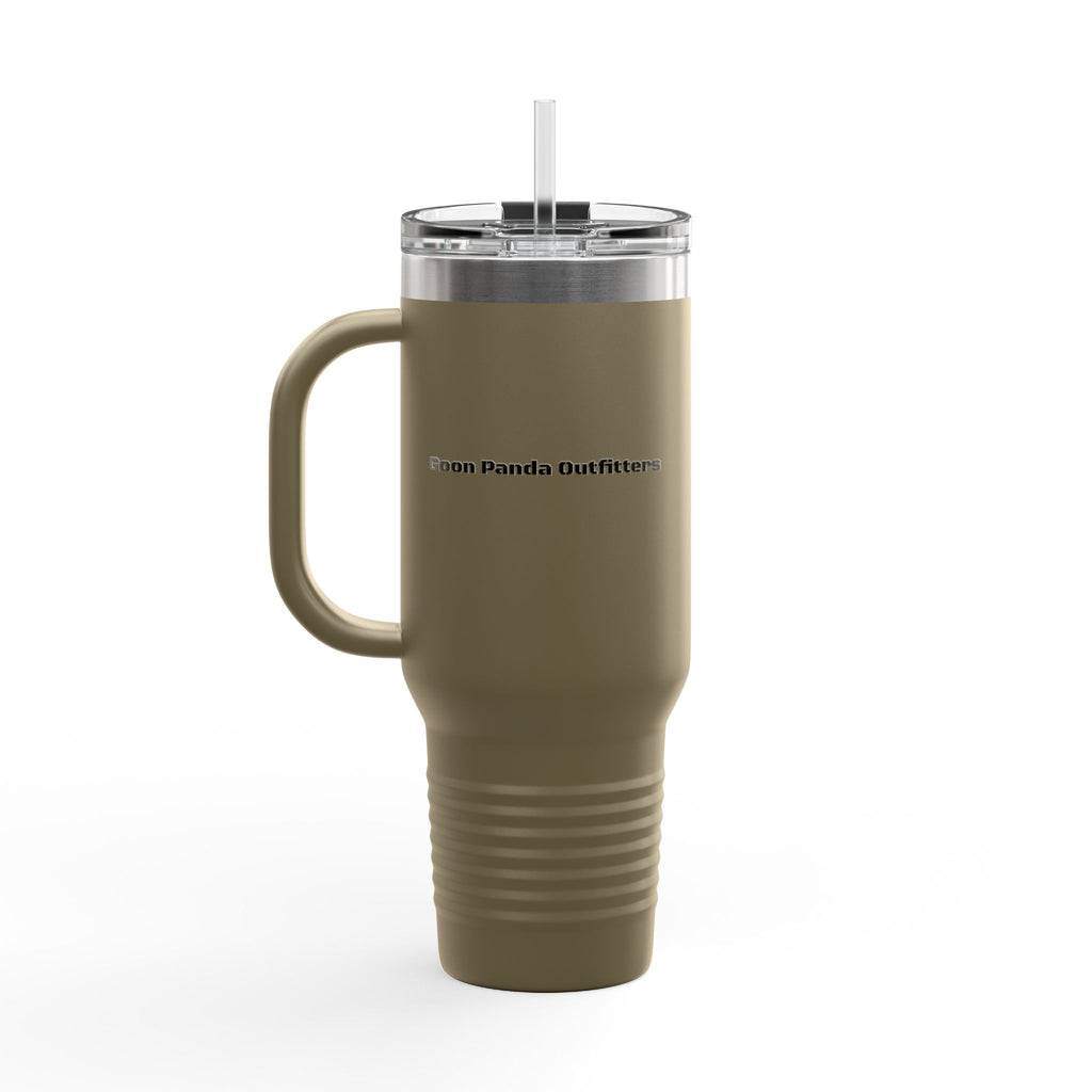 40oz Insulated Travel Mug — Adventurer Bear Design