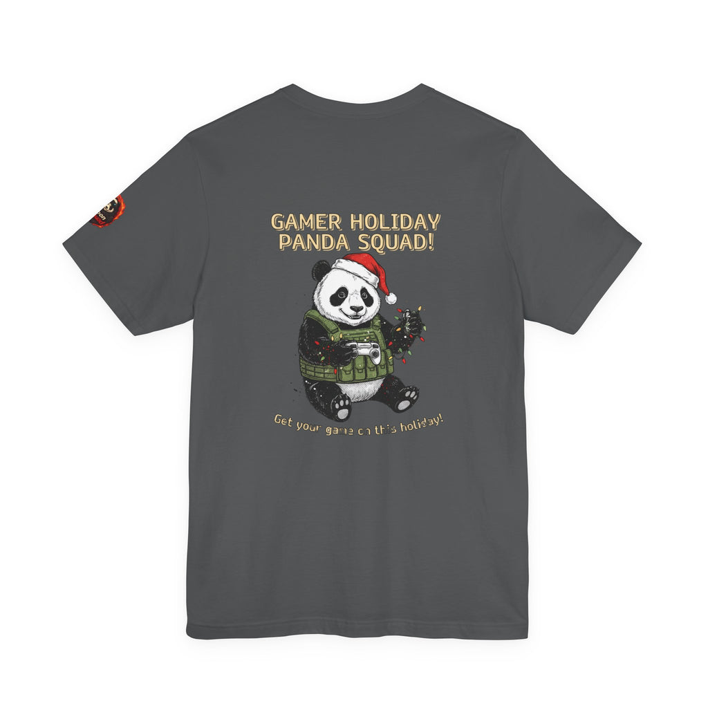 Gamer Holiday Panda Tee | gamer shirt, LAN party merch