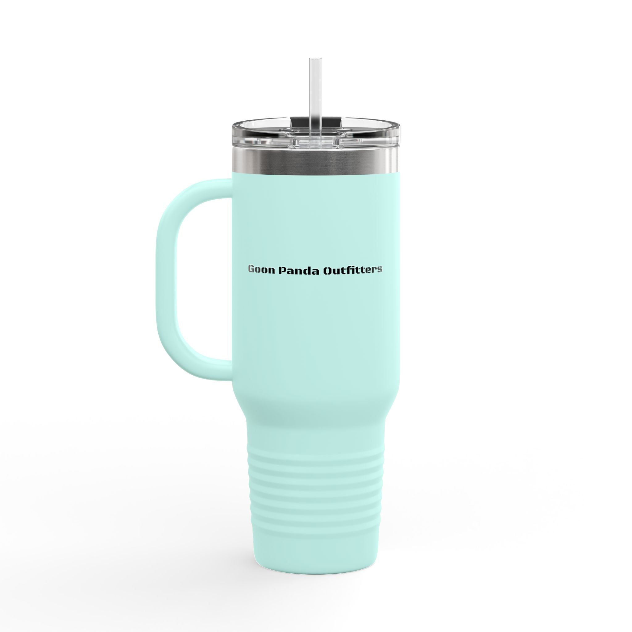 40oz Insulated Travel Mug — Adventurer Bear Design