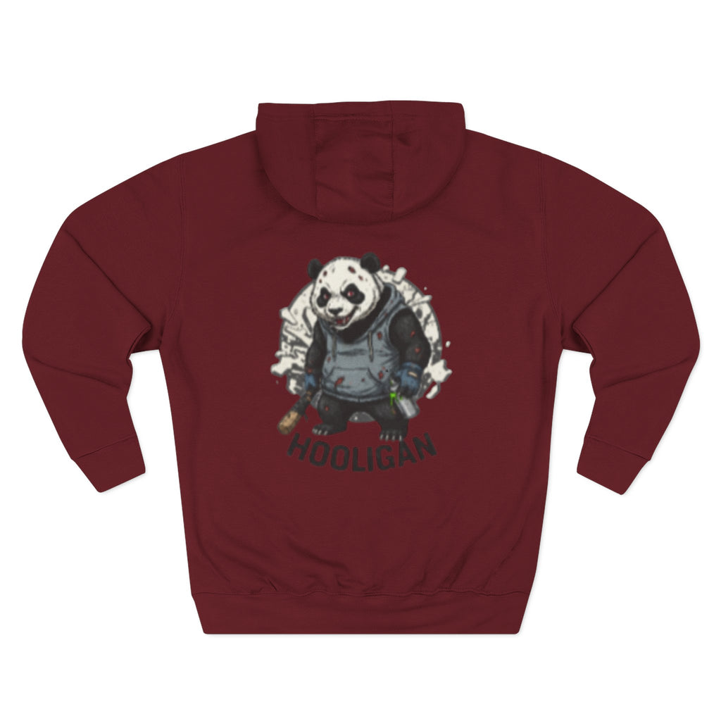 Hooligan Panda Hoodie — Cute Rebel Graphic Pullover