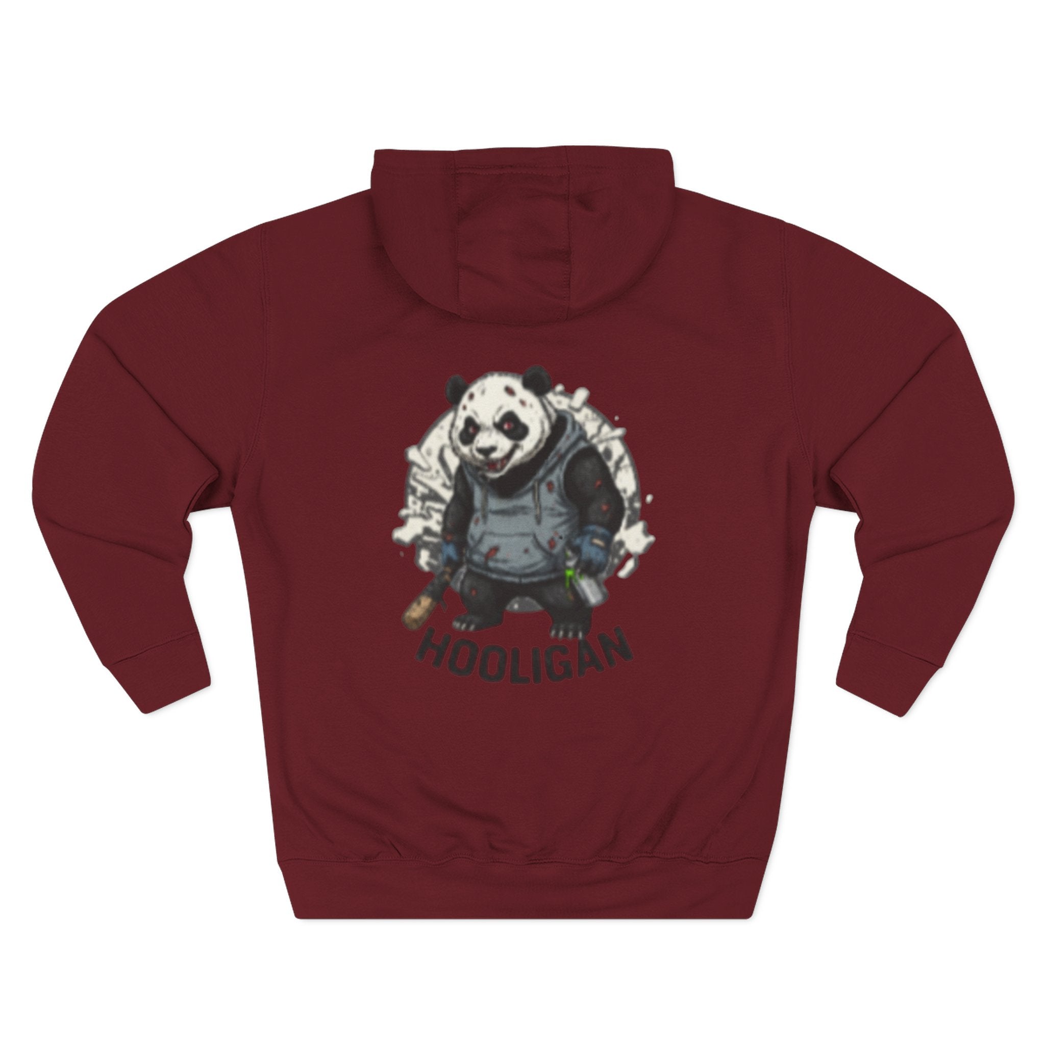 Hooligan Panda Hoodie — Cute Rebel Graphic Pullover