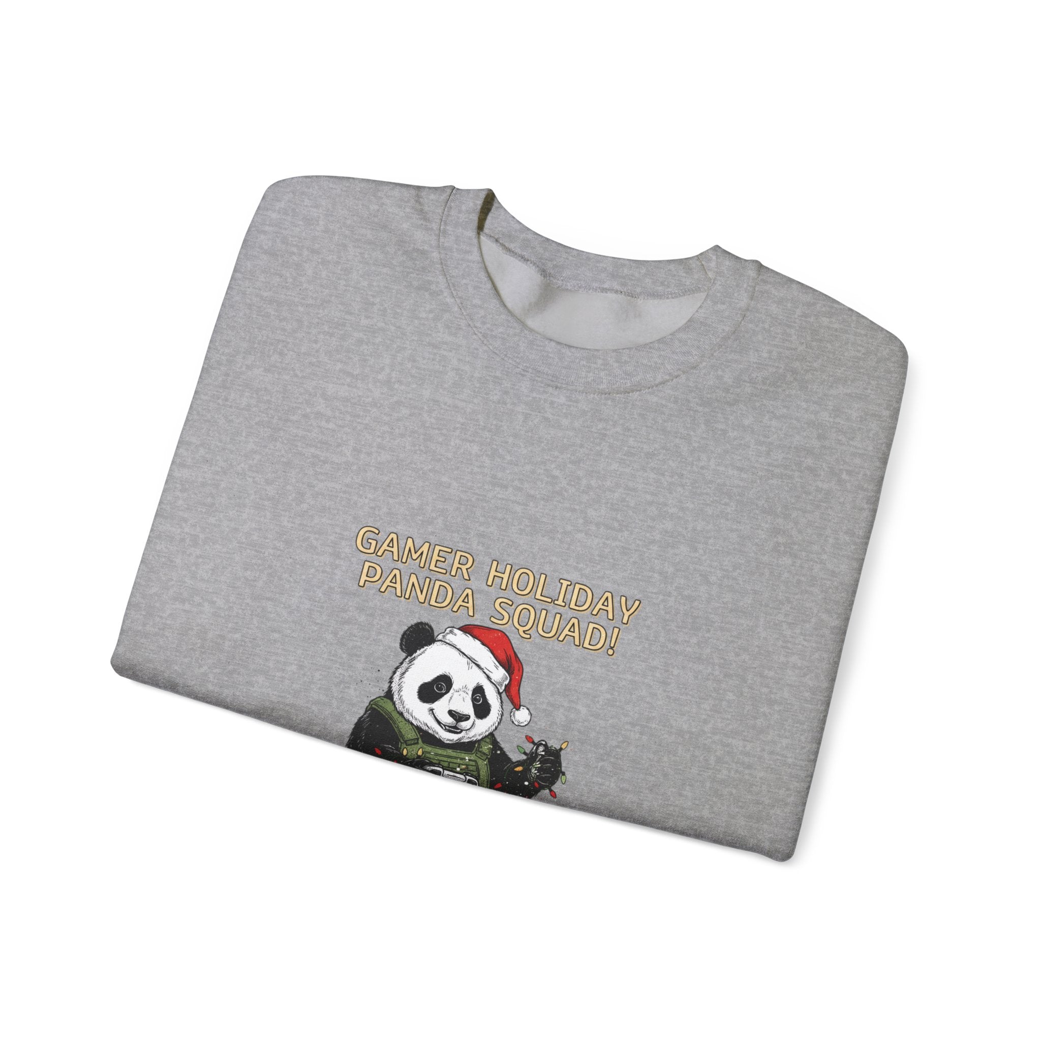 Gamer Holiday Panda Squad Sweatshirt | PC Gamer, Pixel Monospace Tech Tee